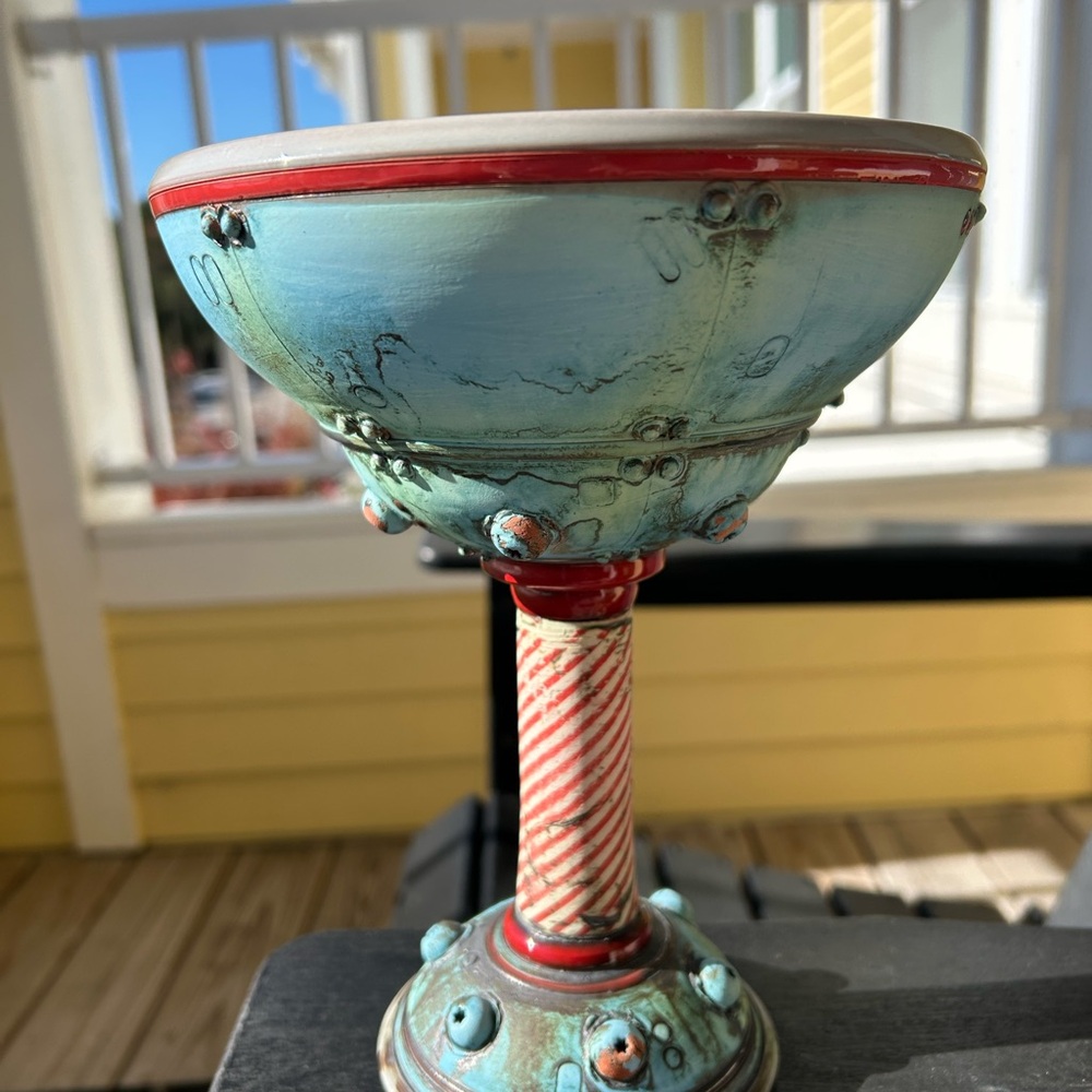 Mike Cinelli Handmade Ceramic Margarita Chalice! - Picture 2 of 10
